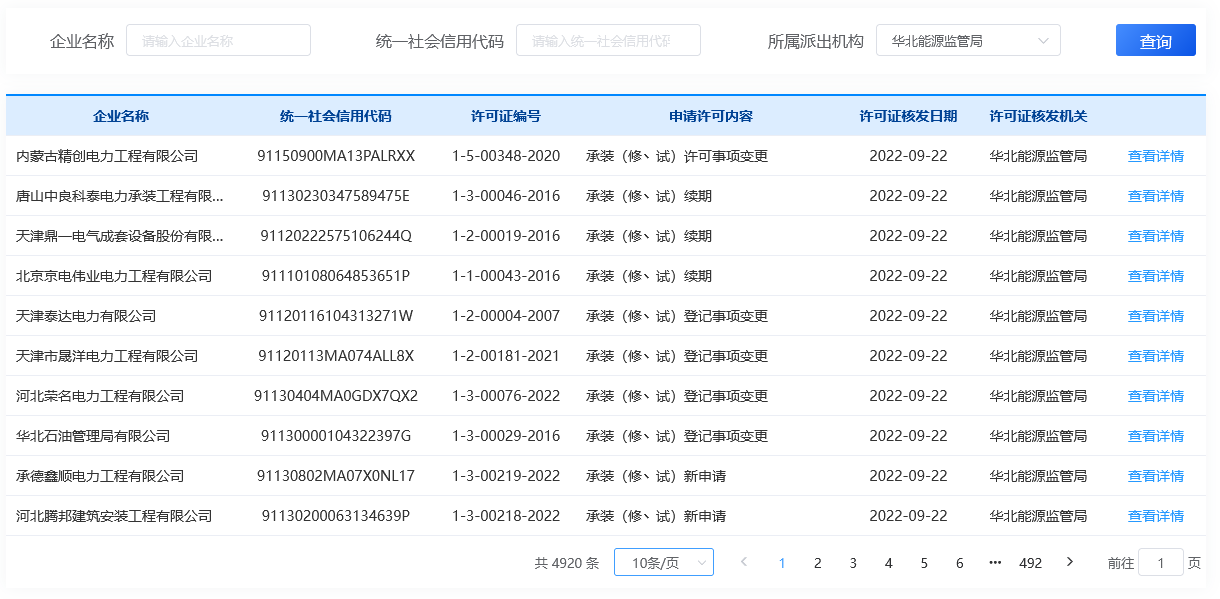 承装修试资质公示-2022年09月22日电力资质审批情况(包含北京,天津,河北,内蒙)(图1)